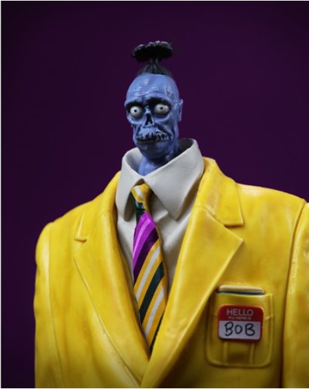 Movie Maniacs Beetlejuice the Shrinker Bob 6-Inch Posed Figure