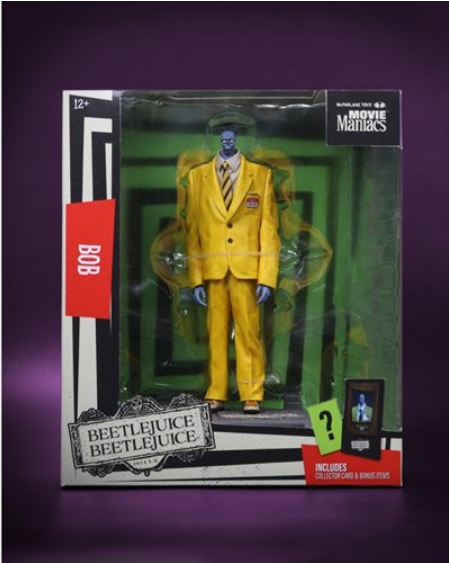 Movie Maniacs Beetlejuice the Shrinker Bob 6-Inch Posed Figure