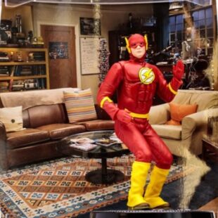 Sheldon Cooper as Flash from The Big Bang Theory 6" Posed figure