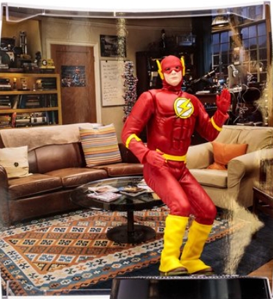 Sheldon Cooper as Flash from The Big Bang Theory 6" Posed figure