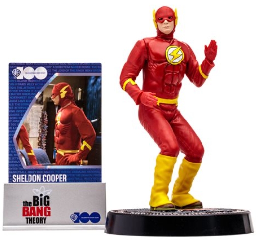 Sheldon Cooper as Flash from The Big Bang Theory 6" Posed figure