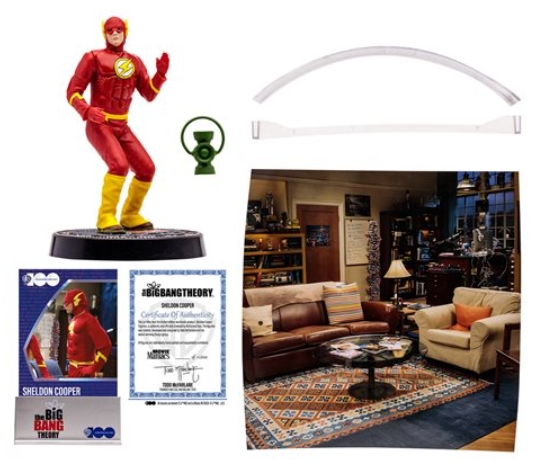 Sheldon Cooper as Flash from The Big Bang Theory 6" Posed figure