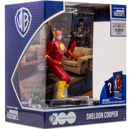 Sheldon Cooper as Flash from The Big Bang Theory 6" Posed figure