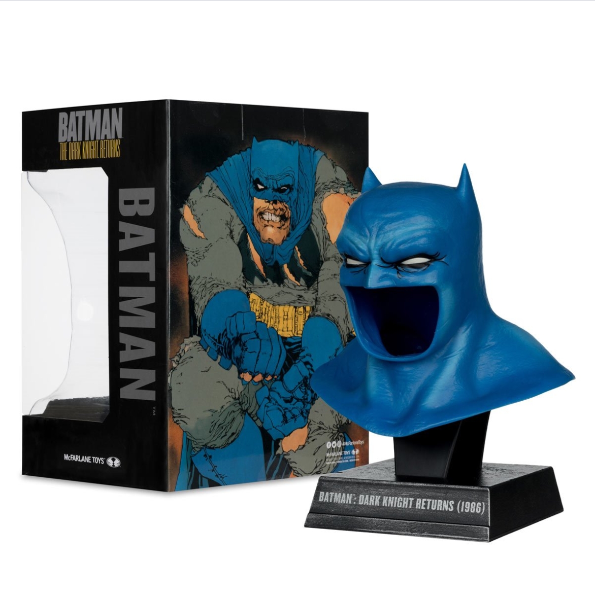 dc prop replica wave 3 batman dark knight returns 1:3 scale cowl dc prop replica wave 3 batman dark knight returns 1:3 scale cowl