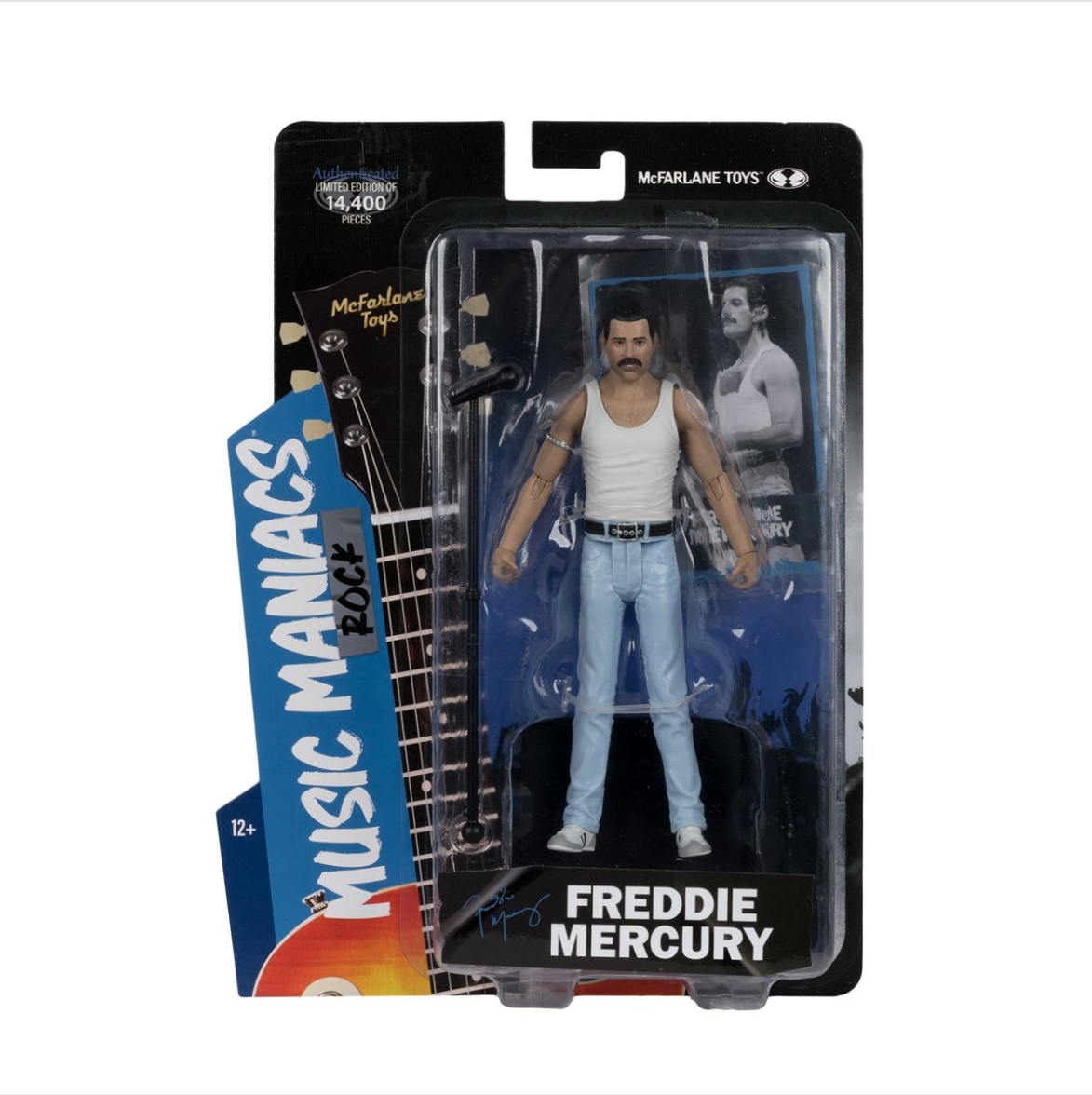 freddie mercury (music maniac)"6"posed figure freddie mercury (music maniac)"6"posed figure